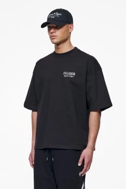 Racoon Boxy Tee Black -Pegador® PEGADOR FINER THINGS ECOMMERCE MALE DAY 241317