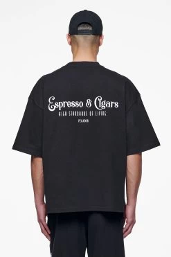 Racoon Boxy Tee Black