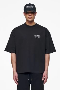 Racoon Boxy Tee Black -Pegador® PEGADOR FINER THINGS ECOMMERCE MALE DAY 241341