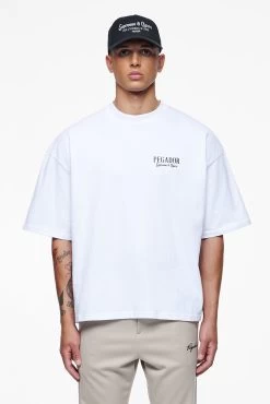 Racoon Boxy Tee White -Pegador® PEGADOR FINER THINGS ECOMMERCE MALE DAY 241347