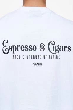 Racoon Boxy Tee White -Pegador® PEGADOR FINER THINGS ECOMMERCE MALE DAY 241369