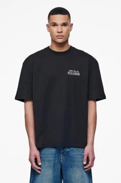 Leander Oversized Tee Black -Pegador® PEGADOR FINER THINGS ECOMMERCE MALE DAY 241530
