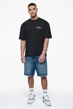 Leander Oversized Tee Black -Pegador® PEGADOR FINER THINGS ECOMMERCE MALE DAY 241548