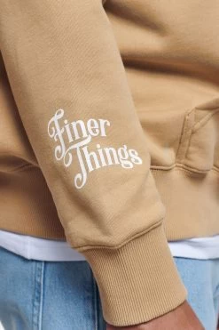 Leander Oversized Sweat Jacket Vintage Washed Espresso -Pegador® PEGADOR FINER THINGS ECOMMERCE MALE DAY 241602