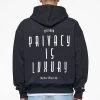Leander Oversized Sweat Jacket Black -Pegador® PEGADOR FINER THINGS ECOMMERCE MALE DAY 241763