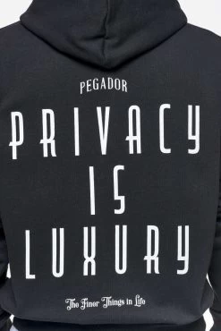 Leander Oversized Sweat Jacket Black -Pegador® PEGADOR FINER THINGS ECOMMERCE MALE DAY 241770