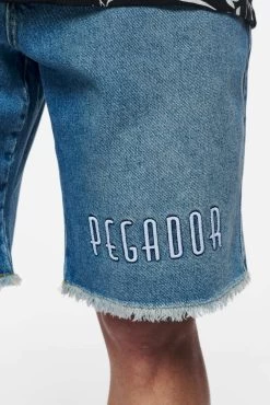 Elder Jeans Shorts Washed Vintage Blue -Pegador® PEGADOR FINER THINGS ECOMMERCE MALE DAY 241848