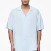 Piane Monogram Summer Shirt Riviera Blue -Pegador® PEGADOR FINER THINGS ECOMMERCE MALE DAY 241907