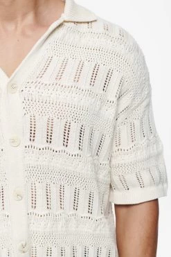 Degraves Crochet Shirt Unbleached -Pegador® PEGADOR FINER THINGS ECOMMERCE MALE DAY 241954