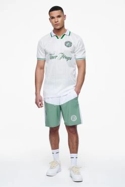 Baker Swim Shorts White Cypress Green -Pegador® PEGADOR FINER THINGS ECOMMERCE MALE DAY 242176 1