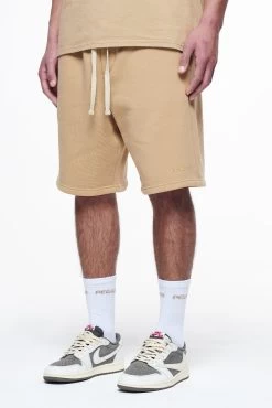 Logo Heavy Sweat Shorts Vintage Washed Espresso Gum -Pegador® PEGADOR FINER THINGS ECOMMERCE MALE PANTS0041