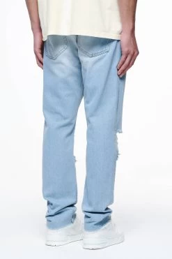 Bulver Straight Jeans Washed Light Blue -Pegador® PEGADOR FINER THINGS ECOMMERCE MALE PANTS0463