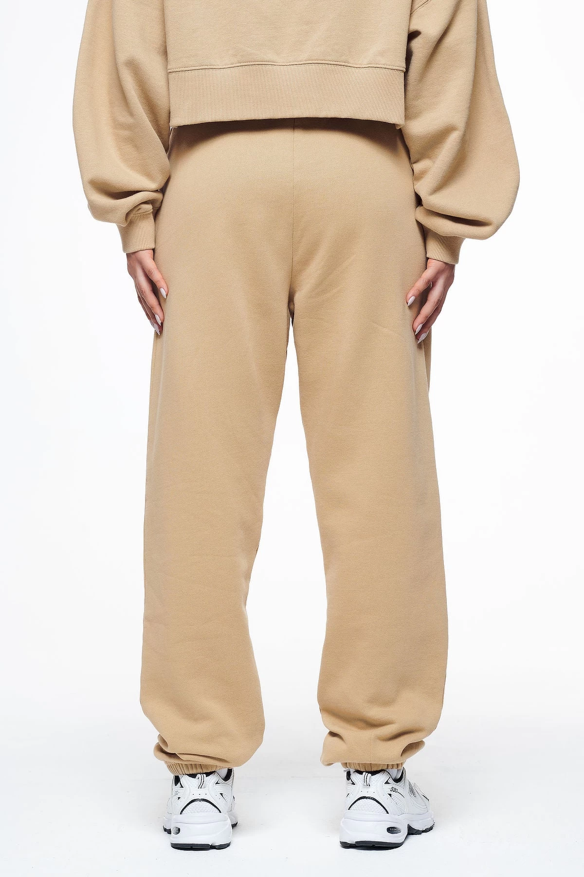 Villa High Waisted Sweat Pants Vintage Washed Espresso Gum 6 Villa High Waisted Sweat Pants Vintage Washed Espresso Gum - Image 4