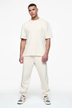 Logo Oversized Tee Vintage Washed Unbleached Gum -Pegador® PEGADOR FINER THINGS ECOMMERCE MALE39463 2