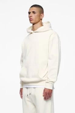 Logo Oversized Hoodie Vintage Washed Unbleached Gum -Pegador® PEGADOR FINER THINGS ECOMMERCE MALE39847 1