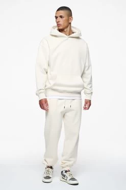 Logo Oversized Hoodie Vintage Washed Unbleached Gum -Pegador® PEGADOR FINER THINGS ECOMMERCE MALE39851 1