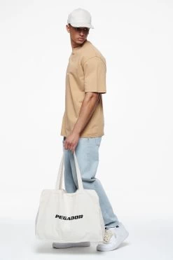 Logo Tote Bag Natural -Pegador® PEGADOR FINER THINGS ECOMMERCE MALE40110