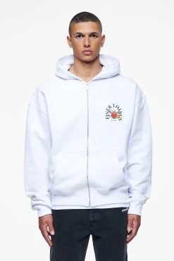 Goldlight Oversized Sweat Jacket White -Pegador® PEGADOR FINER THINGS ECOMMERCE MALE40689