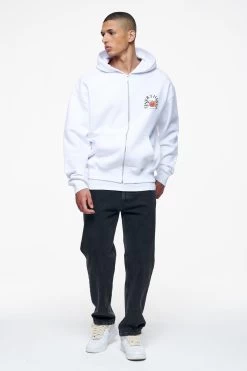Goldlight Oversized Sweat Jacket White -Pegador® PEGADOR FINER THINGS ECOMMERCE MALE40704