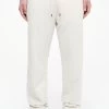 Logo Wide Sweat Pants Vintage Washed Angels Cream Gum