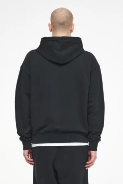 Logo Oversized Sweat Jacket Vintage Washed Black Ink Gum -Pegador® PEGADOR TRUST THE PROCESS ECOMMERCE MALE26318