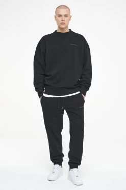 Logo Oversized Sweater Vintage Washed Black Ink Gum -Pegador® PEGADOR TRUST THE PROCESS ECOMMERCE MALE26329