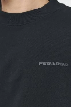 Logo Oversized Sweater Vintage Washed Black Ink Gum -Pegador® PEGADOR TRUST THE PROCESS ECOMMERCE MALE26333