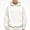 Logo Oversized Hoodie Vintage Washed Angels Cream Gum -Pegador® PEGADOR TRUST THE PROCESS ECOMMERCE MALE26486