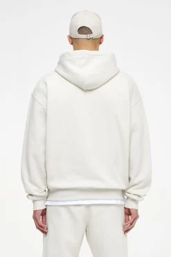 Logo Oversized Sweat Jacket Vintage Washed Angels Cream Gum -Pegador® PEGADOR TRUST THE PROCESS ECOMMERCE MALE26542