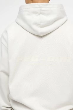 Colne Logo Oversized Sweat Jacket Vintage Washed Angels Cream Gum -Pegador® PEGADOR TRUST THE PROCESS ECOMMERCE MALE26603