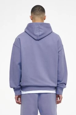 Logo Oversized Sweat Jacket Vintage Washed Magic Violet Gum -Pegador® PEGADOR TRUST THE PROCESS ECOMMERCE MALE26705