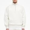 Logo Oversized Halfzip Sweater Vintage Washed Angels Cream Gum -Pegador® PEGADOR TRUST THE PROCESS ECOMMERCE MALE26739