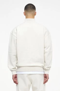 Logo Oversized Halfzip Sweater Vintage Washed Angels Cream Gum -Pegador® PEGADOR TRUST THE PROCESS ECOMMERCE MALE26752