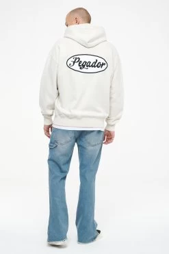 West Oversized Sweat Jacket Vintage Washed Angels Cream -Pegador® PEGADOR TRUST THE PROCESS ECOMMERCE MALE26850