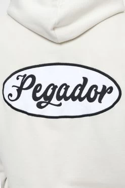 West Oversized Sweat Jacket Vintage Washed Angels Cream -Pegador® PEGADOR TRUST THE PROCESS ECOMMERCE MALE26855