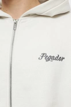 West Oversized Sweat Jacket Vintage Washed Angels Cream -Pegador® PEGADOR TRUST THE PROCESS ECOMMERCE MALE26856