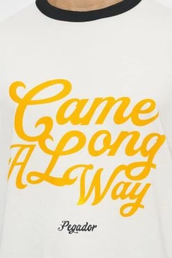 Trounce Oversized Ringer Tee Vintage Washed Angels Cream Black Ink -Pegador® PEGADOR TRUST THE PROCESS ECOMMERCE MALE27085