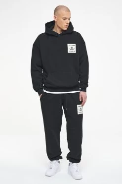 Salal Oversized Hoodie Vintage Washed Black Ink -Pegador® PEGADOR TRUST THE PROCESS ECOMMERCE MALE27178