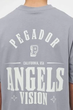 Salal Oversized Tee Vintage Washed Dusk Grey -Pegador® PEGADOR TRUST THE PROCESS ECOMMERCE MALE27395 1