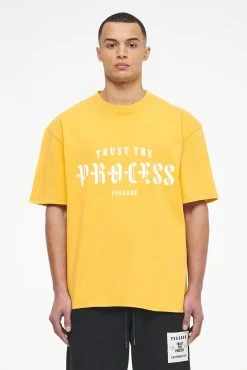 Cordova Oversized Tee Vintage Washed Solar Yellow