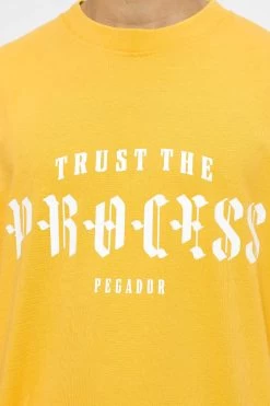 Cordova Oversized Tee Vintage Washed Solar Yellow -Pegador® PEGADOR TRUST THE PROCESS ECOMMERCE MALE27486
