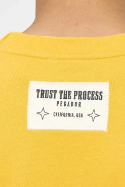 Cordova Oversized Tee Vintage Washed Solar Yellow -Pegador® PEGADOR TRUST THE PROCESS ECOMMERCE MALE27487