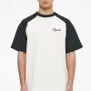 Hudson Raglan Oversized Tee Vintage Washed Angels Cream Black Ink -Pegador® PEGADOR TRUST THE PROCESS ECOMMERCE MALE27525