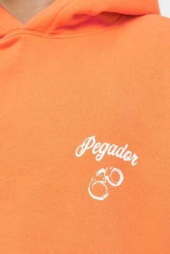 Skena Oversized Hoodie Vintage Washed Sunrise Orange -Pegador® PEGADOR TRUST THE PROCESS ECOMMERCE MALE27567