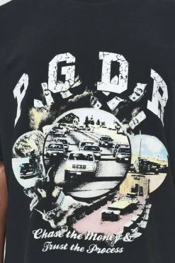 Reid Oversized Tee Vintage Washed Black Ink -Pegador® PEGADOR TRUST THE PROCESS ECOMMERCE MALE27709