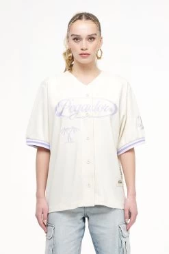 Angeles Oversize Baseball Shirt Angels Cream -Pegador® PEGADOR TRUST THE PROCESS ECOMMERCE MALE31138