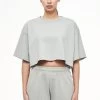 Layla Oversized Cropped Tee Vintage Washed Quiet Gray Gum -Pegador® PEGADOR TRUST THE PROCESS ECOMMERCE MALE31714 2