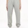 Grace High Waisted Sweat Pants Vintage Washed Quiet Gray