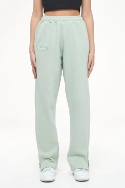 Olvera Straight Sweat Pants Vintage Washed Milky Green