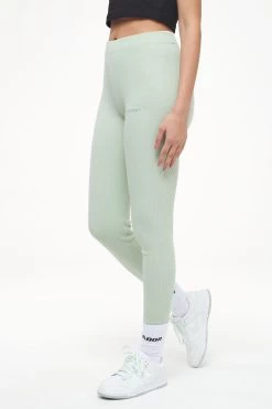 Jill Rib Leggings Vintage Washed Milky Green -Pegador® PEGADOR TRUST THE PROCESS ECOMMERCE MALE32048
